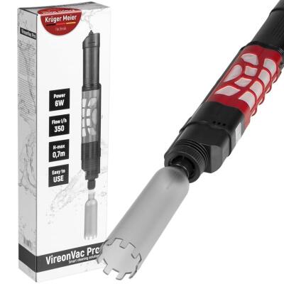 Сифон электрический для аквариума Kruger Meier VireonVac Pro для очистки дна и подмены воды