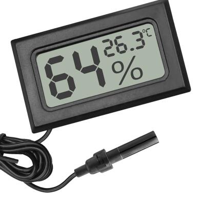 Цифровой термометр-гигрометр Kruger Meier Elonipac LCD с датчиком на кабеле 200 см