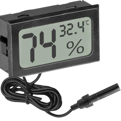 Цифровой термометр-гигрометр Kruger Meier Elonipac LCD с датчиком на кабеле 200 см