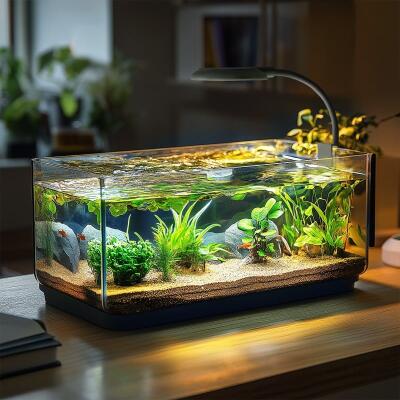 Светильник LED Kruger Meier Velluto S-Line Black 7W для аквариумов 10-40 литров и растений