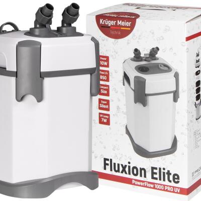 Зовнішній фільтр Kruger Meier Fluxion Elite 1000 UVC PRO для акваріумів 80-180 літрів