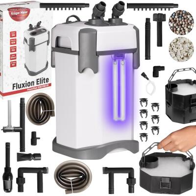 Зовнішній фільтр Kruger Meier Fluxion Elite 1800 UVC PRO для акваріумів 120-350 літрів