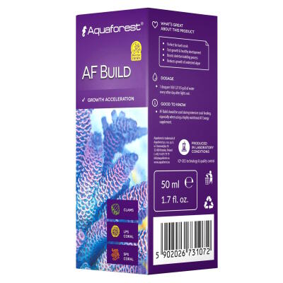 Стабілізатор pH та прискорювач кальцифікації Aquaforest AF Build 50 мл - для рифових акваріумів
