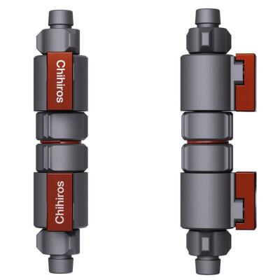 Кран подвійний швидкознімний з редукцією Chihiros Double Tap 12/16-16/22 мм для зовнішніх фільтрів