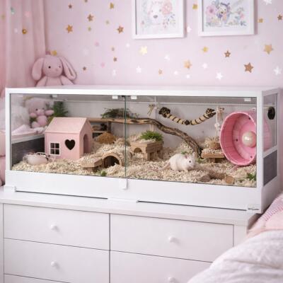 Тераріум Repti-Zoo 120x45x45см для рептилій, амфібій, гризунів та черепах (RK0222UW)