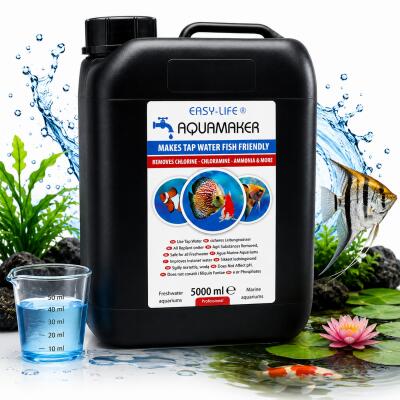 Кондиціонер і детоксикатор води Easy-Life AquaMaker 5000мл (AQM5000) для акваріума та ставка