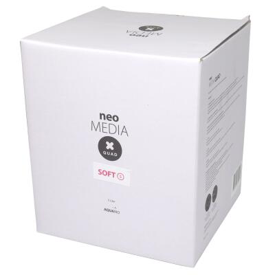 Наполнитель для биофильтрации с понижением pH Aquario Neo Media Soft S Premium Quad 5 л
