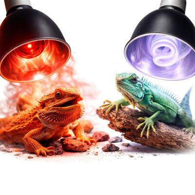 Светильник глубокий рефлекторный Terrario LUNOONE 2.0 E27 100W для локального обогрева террариумов