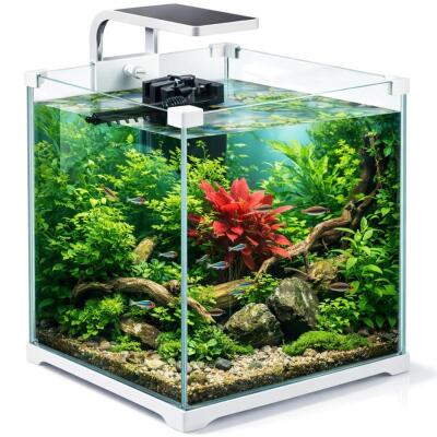 Акваріум, комплект Kruger Meier Shrimp!One Pro 30 білий 15 л. 24x25x26.5 см