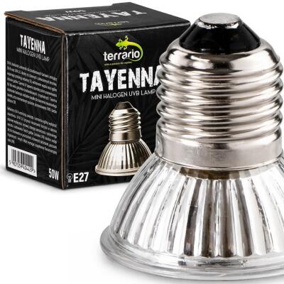 Лампа для тераріуму Terrario Tayenna 50W UVB 3.0 E27 для тропічних рептилій та амфібій