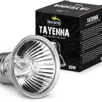 Лампа для тераріуму Terrario Tayenna 50W UVB 3.0 E27 для тропічних рептилій та амфібій