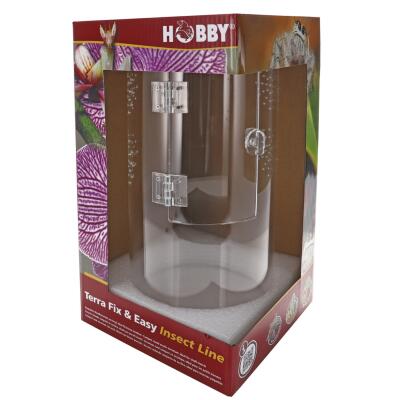 Тераріум для комах та павуків Hobby Terra Fix & Easy Insect Line 15×15×30 см акриловий 360° (36028)