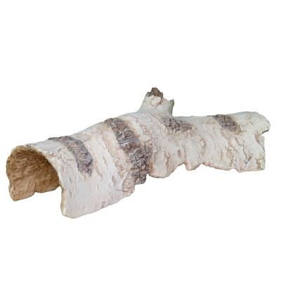 Декорація укриття Hobby Birch Tunnel 2 25,5 × 9 × 7,5 см для тераріуму та акваріума (36516)