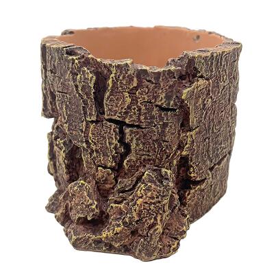 Декорація Hobby Forest Stump 14×12,5×10 см - декоративний пень, поїлка для тераріуму (40848)