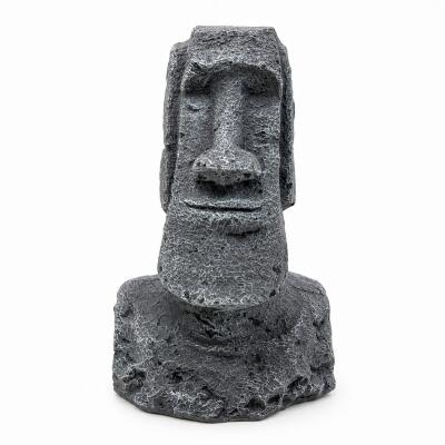 Декорація Hobby Moai Ora 2 15×12×22см - статуя Моаї з укриттям для акваріума і тераріуму (41718)