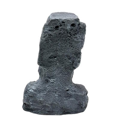 Декорація Hobby Moai Ora 2 15×12×22см - статуя Моаї з укриттям для акваріума і тераріуму (41718)