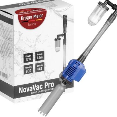 Сифон для акваріума Kruger Meier NovaVac Pro 4-in-1, 16 Вт, 800 л/год