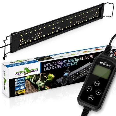 Світильник LED UVB Repti-Zoo Natural Light LED UVB 18W 56-64 см для тераріуму з контролером 