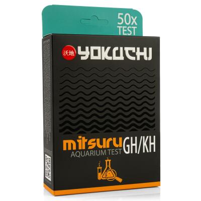 Тест жорсткості води GH, KH Yokuchi Mitsuru Aquarium Test GH/KH 50 тестів