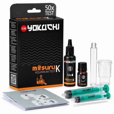 Тест на калій в акваріумній воді Yokuchi Mitsuru Aquarium Test K, 50 тестів