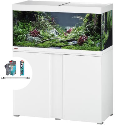 Аквариумный комплект Eheim vivaline LED 180 1x17W (LED)  белый с тумбой (0613043)