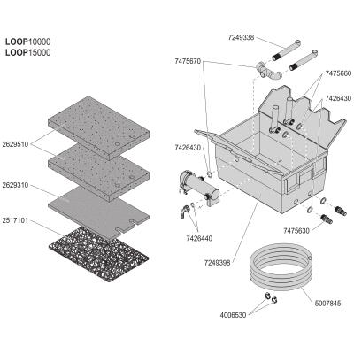 Фільтр ставковий, проточний Eheim LOOP10000 (5202020) з УФ-стерилізатором