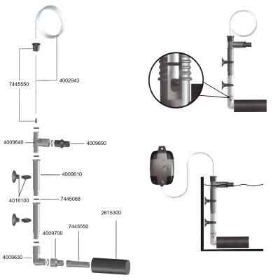 Фильтровальная трубка с аксессуарами для Eheim airfilter (7445550)