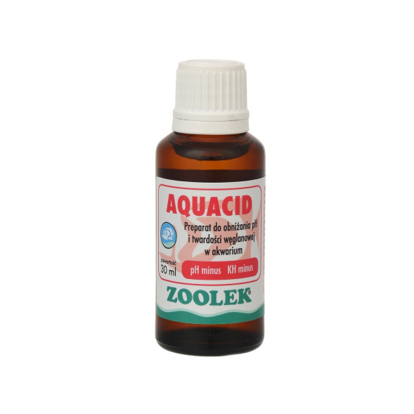 Зниження pH та карбонатної твердості KH у прісноводному акваріумі Zoolek Aquacid 30мл (0131)