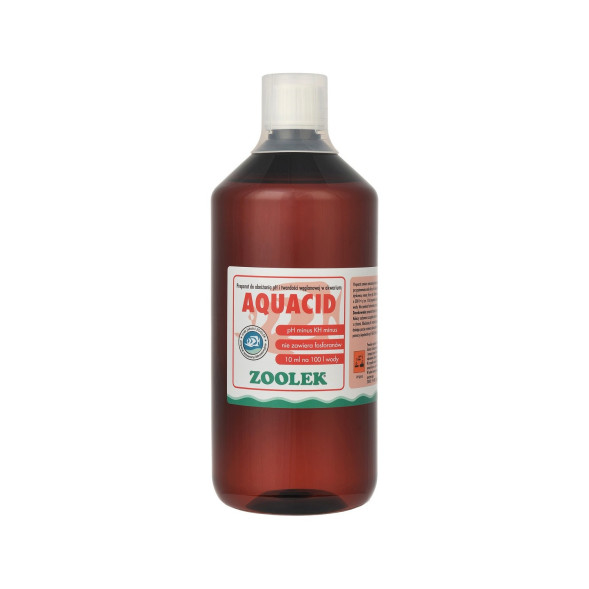 Зниження pH та карбонатної твердості KH у прісноводному акваріумі Zoolek Aquacid 1000мл (0135)