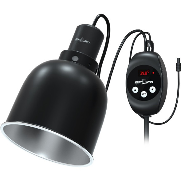 Світильник з глибоким рефлектором і термостатом Repti-Zoo RL04DTC 100W, з функцією dimming для тераріуму