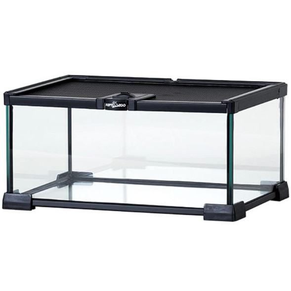 Тераріум Repti-Zoo AK09BG 31x21x15 см з вентиляцією і кришкою для рептилій, амфібій і комах