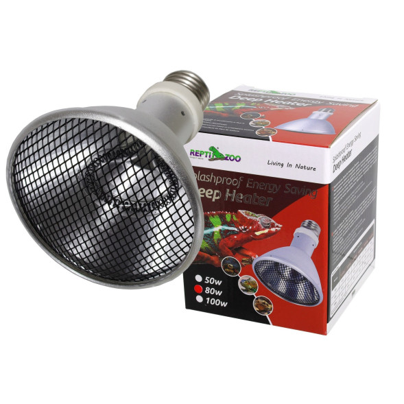 Випромінювач тепла Repti-Zoo Deep Heater 80W інфрачервоний обігрівач для тераріуму (PAR95080)